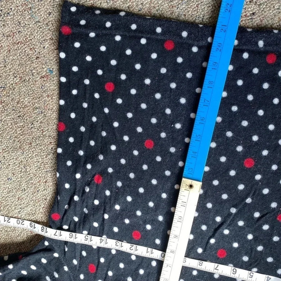 Talbots Pure Merino Wool Black Red & White Poker dots Sweater Women Size M - Picture 2 of 6